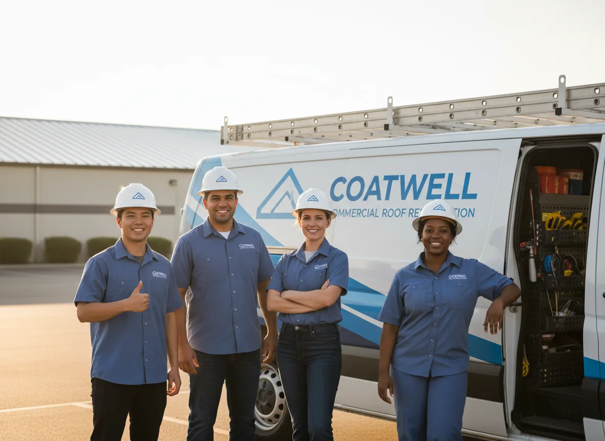 Commercial roof coating company in Masonville, IA